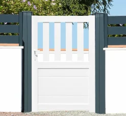 Portillon pvc Naussac blanc - 100 x h.150 cm