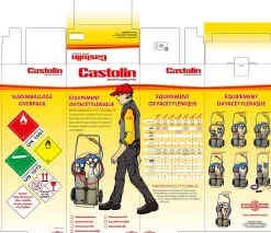 Poste à souder mini Castolin Castoflam Oxyflam 500 avec bouteille Oxygene / Acetylene
