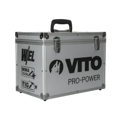 Poste a souder Professionnel inverter MMA TIG 200 Ampères +12 baguettes Diam 2.5 mm + Cagoule LCD + Mallette VITO