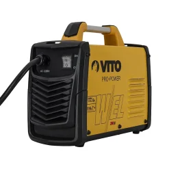 Poste a souder Professionnel inverter MMA TIG 200 Ampères +12 baguettes Diam 2.5 mm + Cagoule LCD + Mallette VITO