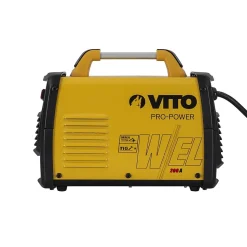 Poste a souder Professionnel inverter MMA TIG 200 Ampères +12 baguettes Diam 2.5 mm + Cagoule LCD + Mallette VITO