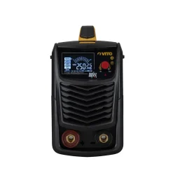 Poste a souder Professionnel inverter MMA TIG 250 Ampères +12 baguettes Diam 2.5 mm + Cagoule LCD + Mallette VITO