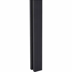 Poteau universel à sceller en aluminium anthracite pour clôture Neva Klikstrom, H.240cm