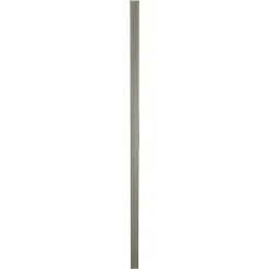 Poteau universel à sceller en aluminium taupe pour clôture Neva Klikstrom, H.240cm