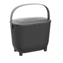 Poubelle à compost - EDA - 31.5 x 21.7 x 25 cm - 10 L - Noir