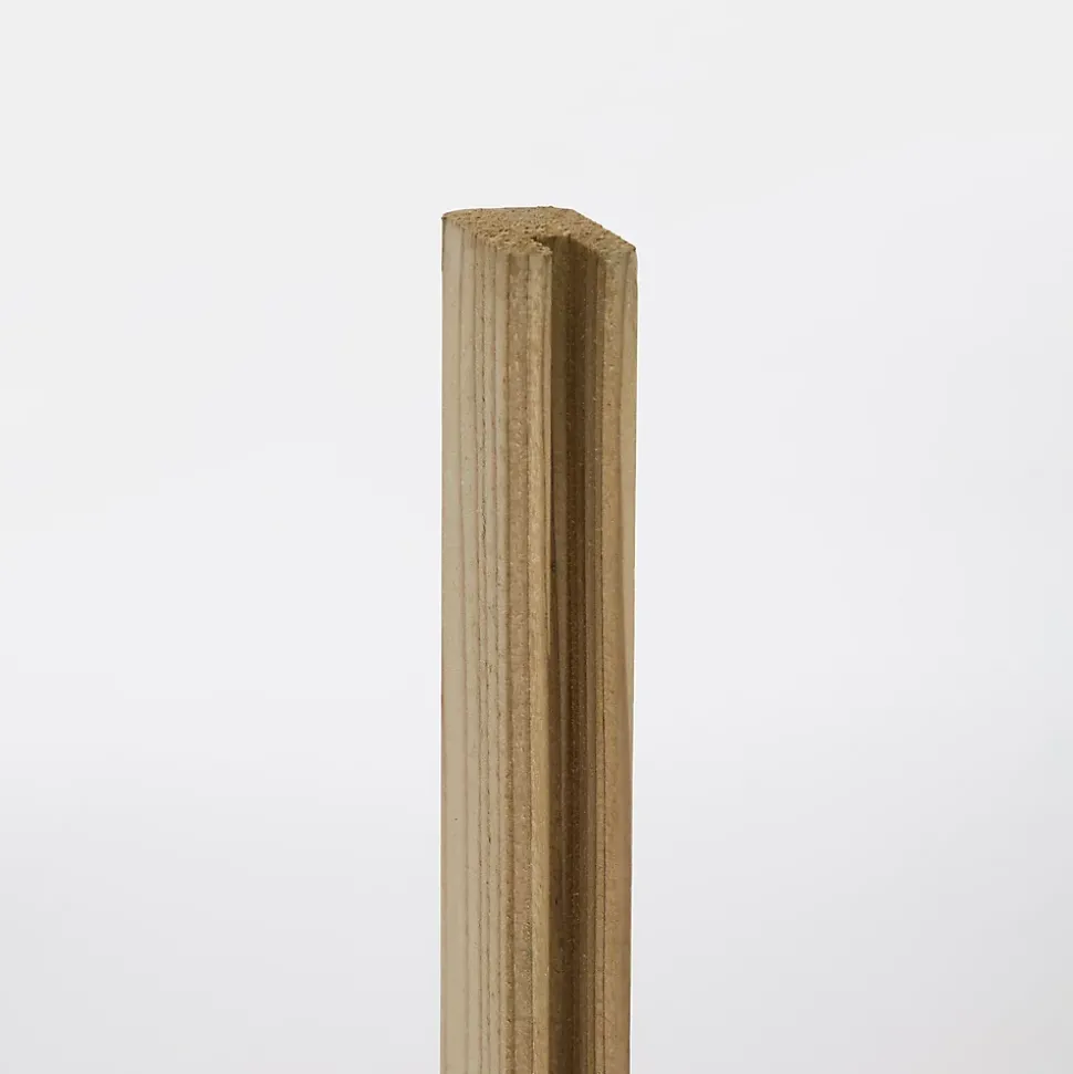 Profilé de finition bois Neva 180 x 4 cm, ép.21 mm