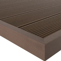 Profil de finition clipsable en composite Neva chocolat L.220 x l.4 x H.5,2 cm