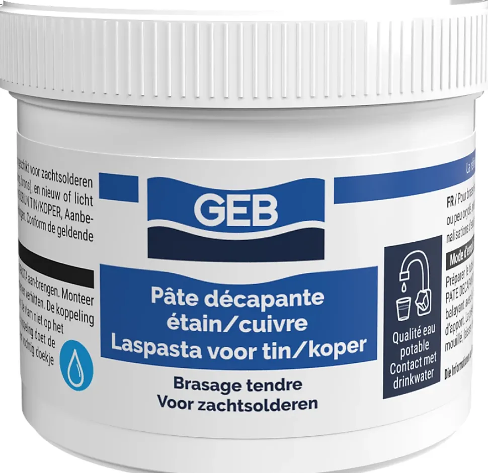 Pâte décapante étain/cuivre GEB pot 75ml