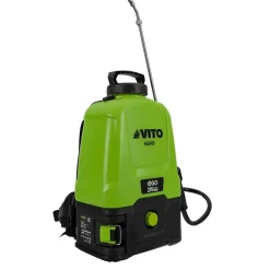 Pulvérisateur à Batterie 20V - 16L 5bar + Batterie Lithium 2Ah + Chargeur Végetaux jardin toitures VITO