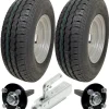 145R10C Kit remorque, haute vitesse, roues Wanda, essieux et attelage 750 kgs