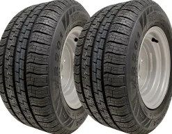 195/55R10C Wanda WR301 Roues de remorque 4 x 100 PCD Haute Vitesse 750kgs (Lot de 2)