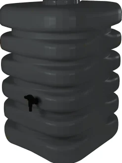 Récupérateur d'eau cubique Belli 350L L.60 x l.60 x H.120 cm anthracite