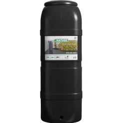 Récupérateur d'eau de pluie 100L Nature coloris noir L.32 x l.32 x H.96 cm