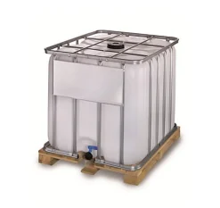 Récupérateur d'eau de pluie IBC 1000L Fitt coloris blanc transparent L.120 x l.100 x H.115,7 cm