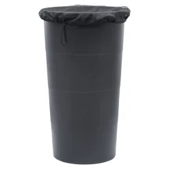 Récupérateur d'eau de pluie 200L noir ⌀.60 x H.106,6 cm