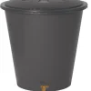 Récupérateur d'eau de pluie 510L coloris gris Ø.100 x H.110 cm