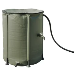 Récupérateur d'eau de pluie 200L Verve coloris vert Ø.60 x H.70 cm