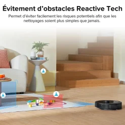 Roborock - Aspirateur laveur robot Q8 max + noir
