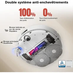 Roborock Qrevo Curv robot aspirateur laveur avec station multifonction 3.0