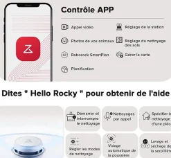 Roborock Qrevo Curv robot aspirateur laveur avec station multifonction 3.0