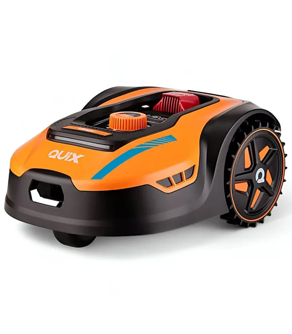 Robot Tondeuse Autonome - 1000m2 - Wifi Bluetooth - Coupe 18cm - Batterie 20V 5Ah - VILLAGER QUIX