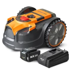 Robot tondeuse autonome 24V sans fil périmétrique - Le robot le plus simple du marché
