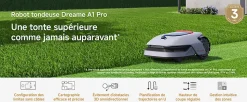 Robot tondeuse connecté Dreame A1 Pro 2000 m² 18V 5Ah