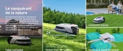 Robot tondeuse connecté Dreame A1 Pro 2000 m² 18V 5Ah