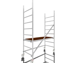 Rollfix 2 300 hauteur de travail 3 m roues echafaudage incluses 125 mm