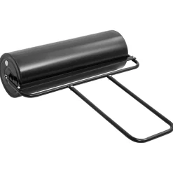 Rouleau à gazon à pousser de jardin noir 63 L fer et acier vidaXL
