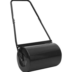 Rouleau à gazon noir 63 cm 50 L vidaXL