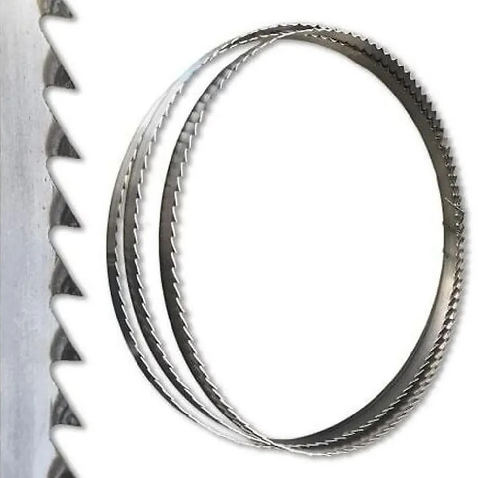 Rouleau de 50 M Lame de Scie à Ruban Bois 20 x 0,6 x Z6 mm - Denté, Avoyé, Affûté - Acier C75 - Diamwood