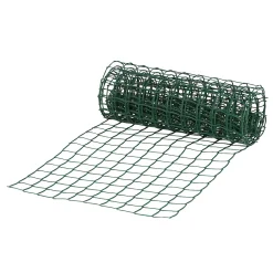 Rouleau de grillage en Acier et PVC vert 50 x 50 mm L.5m h.0.5m