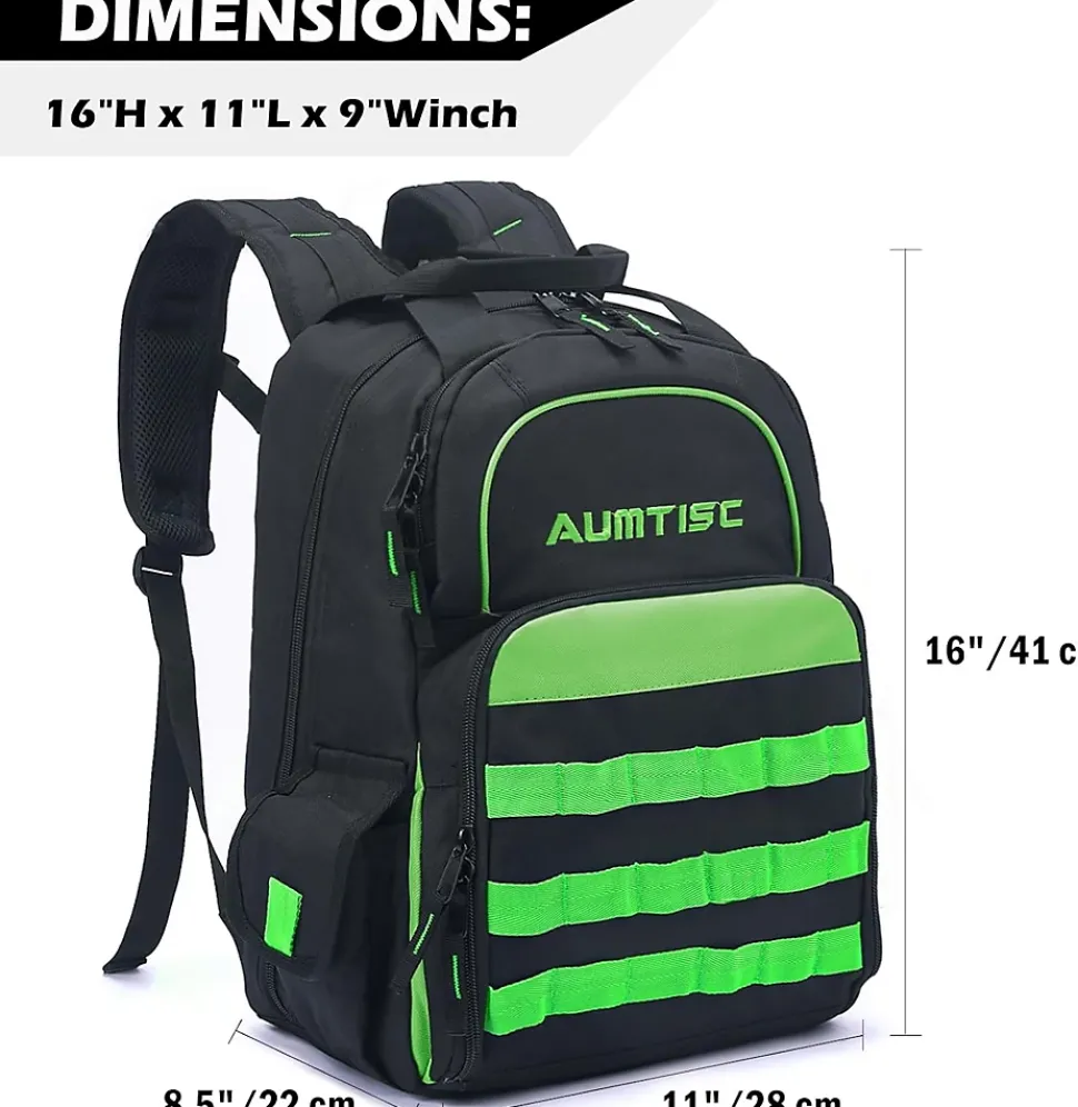 Sac à dos à outils robuste pour chantier Sac à dos d'outils avec poche multi-usage