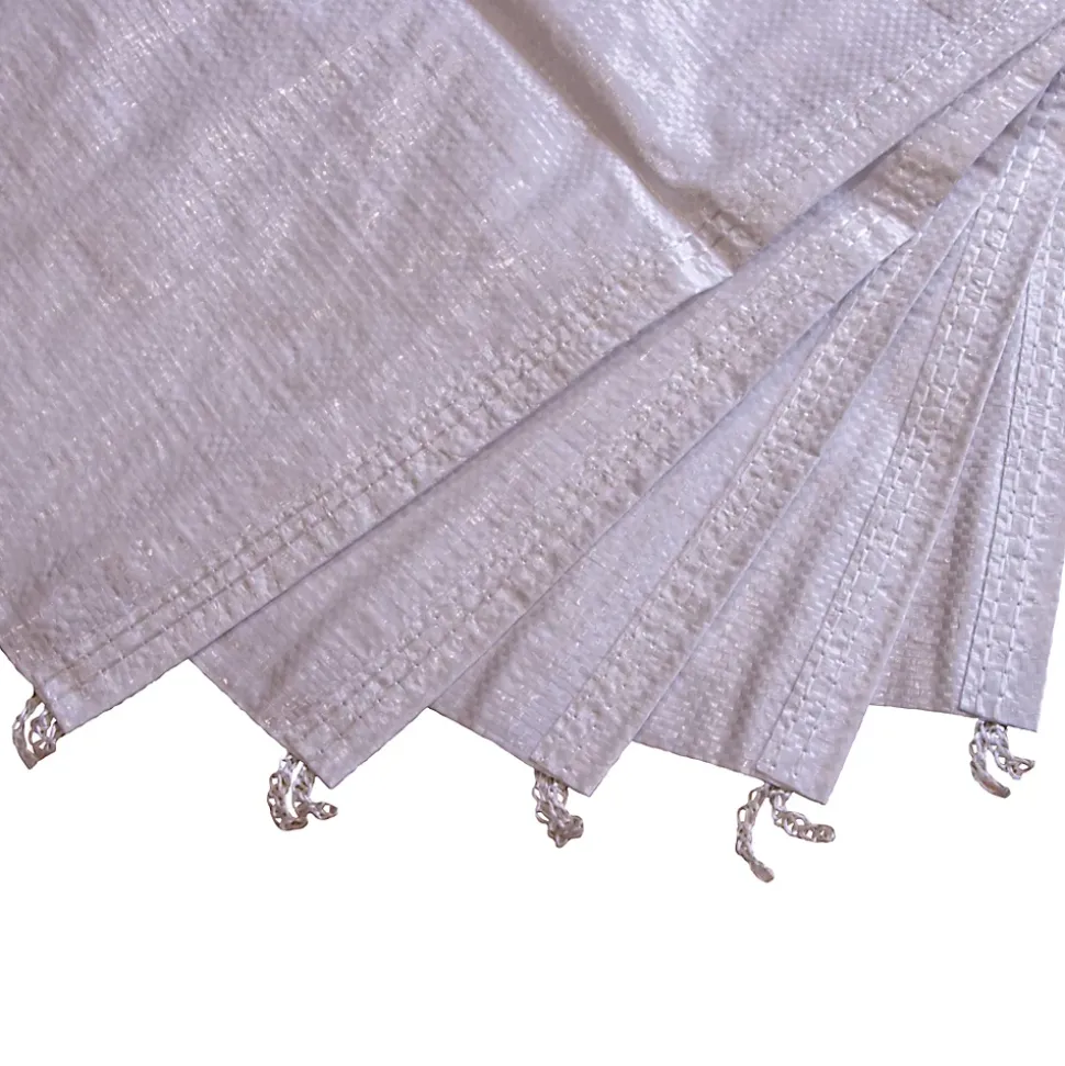 Sac à gravats en polypropylène tissé robuste 50L H.70 x l.50, lot de 5