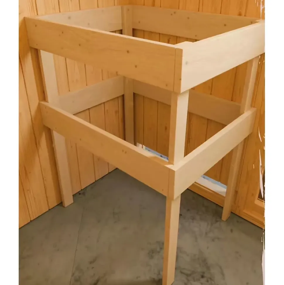 Sauna extérieur 5 places Hytti 6 bois épicéa 38mm avec vestibule - KARIBU