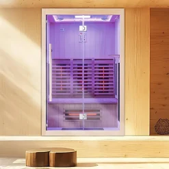 Sauna Infrarouge Boreal Signature 130 à Spectre Complet - 130x110x205