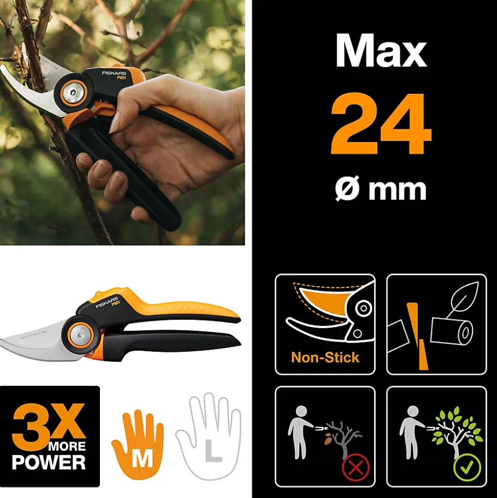 Sécateur à lame franche Fiskars X-series™ M (P921)