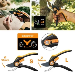 Sécateur à lame franche Fiskars Plus™ (P541)