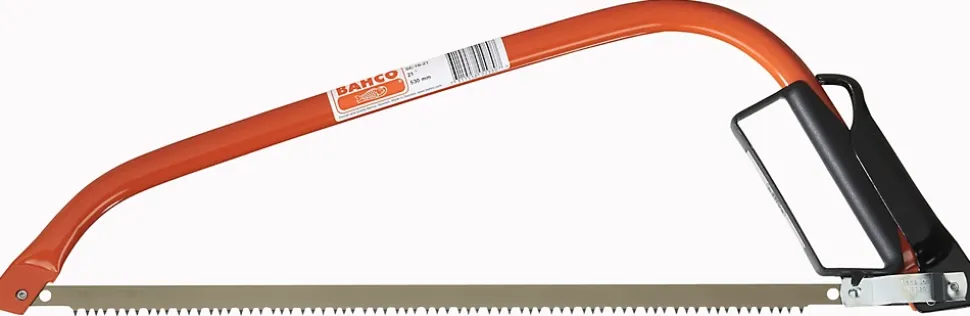 Scie à buche pro Bahco noir et orange L. 615 mm