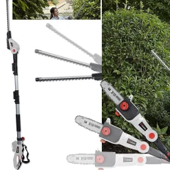 Scie à Ebrancher Taille Haies sur perche 20V - Xperformer XP2PSTH20LI - Portatif - 2 Batteries 2Ah et chargeur inclus
