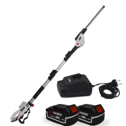 Scie à Ebrancher Taille Haies sur perche 20V - Xperformer XP2PSTH20LI - Portatif - 2 Batteries 4Ah et chargeur inclus