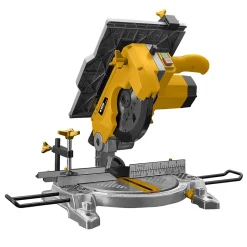 Scie à onglet Diam210mm Combinée 1200W Avec déligneuse Plateau de découpe Angles de coupe VITO