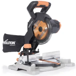 Scie à onglet sans fil Evolution R185CMS-LI 18V 185 mm (sans batterie)