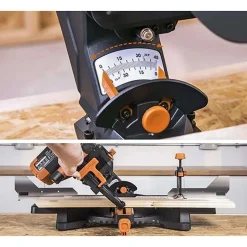 Scie a onglet evolution r255sms-db 2000 W 25.5 cm bois et plastique electrique