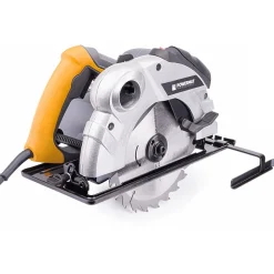 Scie circulaire à bois avec laser 2250 W 2 disques 185 mm 24/40 dents