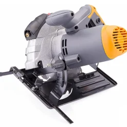 Scie circulaire à bois avec laser 2250 W 2 disques 185 mm 24/40 dents