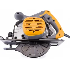 Scie circulaire à bois avec laser 2250 W 2 disques 185 mm 24/40 dents