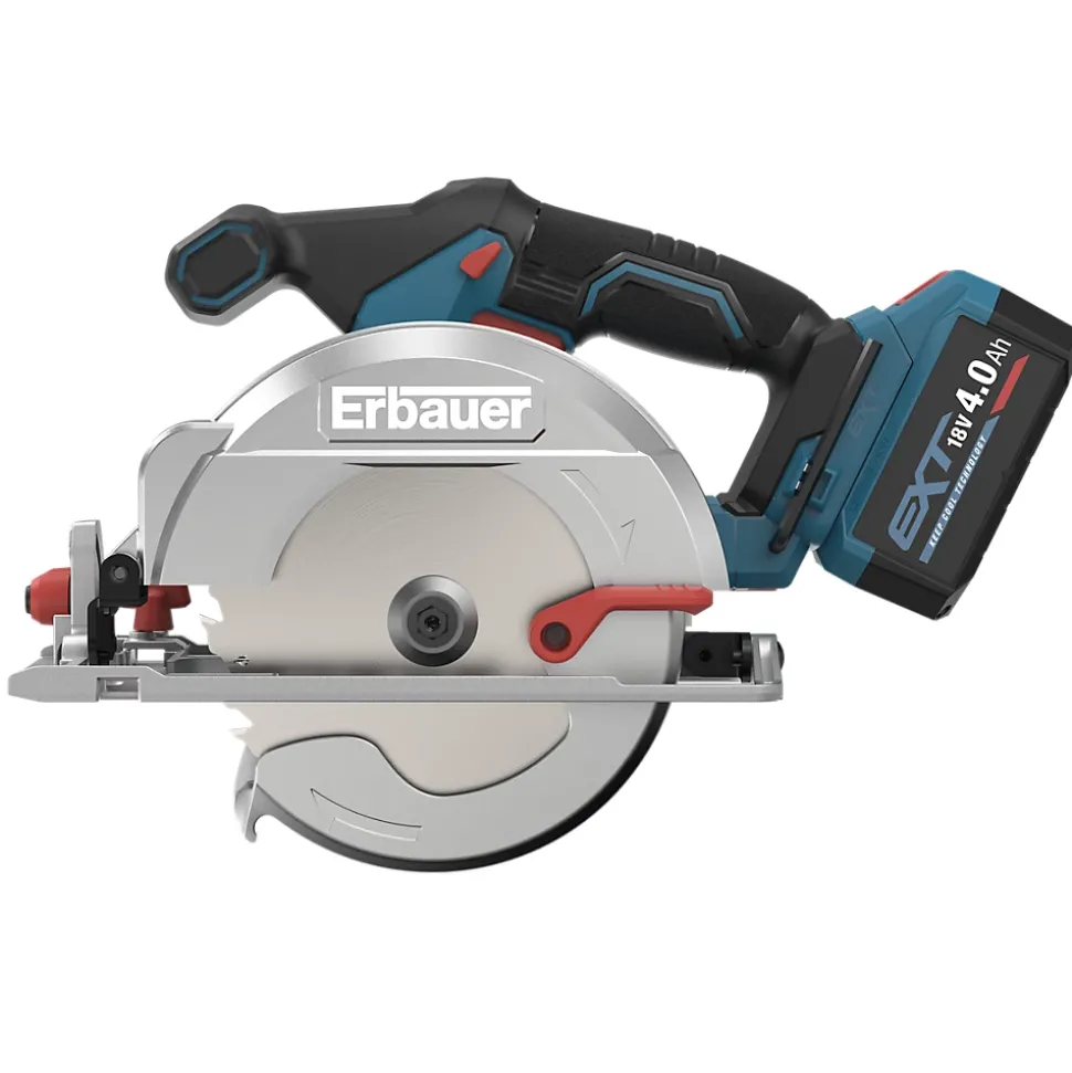 Scie circulaire sans fil Erbauer ERI1085CSW 72W 165mm 1x4Ah