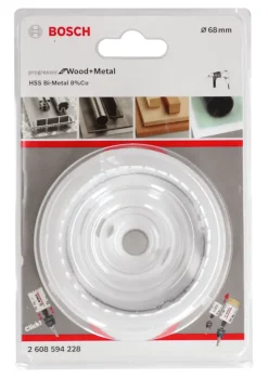 Scie cloche sans foret pilote Bosch pour multi-matériaux Ø.68 mm